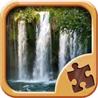 Waterfall Jigsaw Puzzles - Nature Picture Puzzle iOS Icon