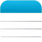 Tim Notes Blue iOS Icon