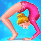 Gymnastics Superstar Gold Girl iOS Icon