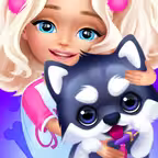 Kids New Puppy - Pet Salon Games for Girls & Boys iOS Icon