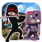 Ninja Zombie Monster Killer -Ninja vs zombie 3D iOS Icon