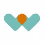 AI会話で脳の健康 | 脳トレと歩数 アプリ HugWay iOS Icon