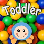 QCat - Toddler Ball Pool & Alphabet learning Game (Free) iOS Icon
