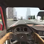 Racing in Car iOS Icon