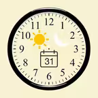 Clock and Almanac Icon