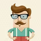 Hipster Clicker iOS Icon
