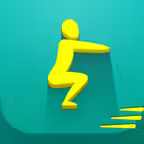 Butt workout: squat challenge iOS Icon