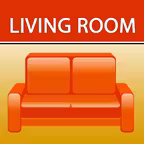 Living rooms. Interiors design Icon