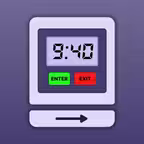 Shift Tracker: Work Hours Log iOS Icon