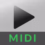 MIDI Player with Mixer iOS Icon