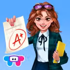 Fashion School Girl iOS Icon