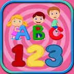 Alphabets Phonics Addition and Multiplication Kids Icon
