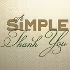 A Simple Thank You Icon